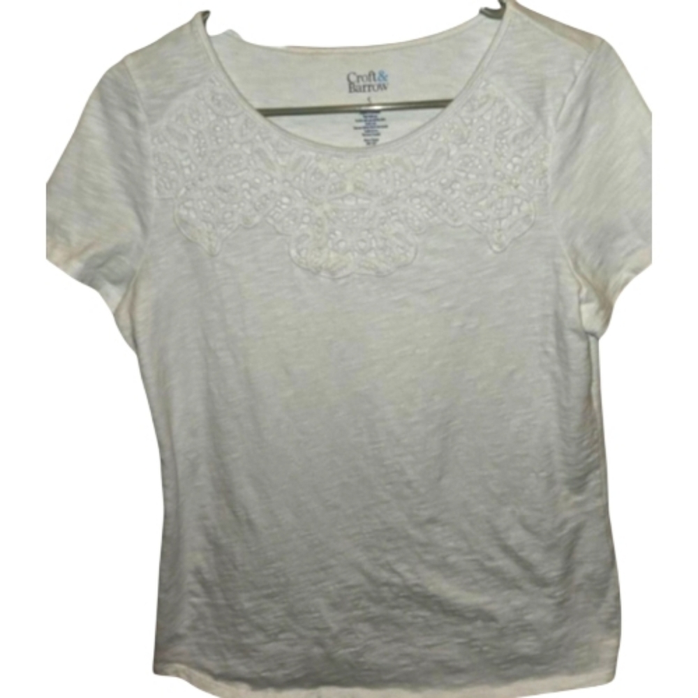 Croft and Barrow Womens sm Top SZ S